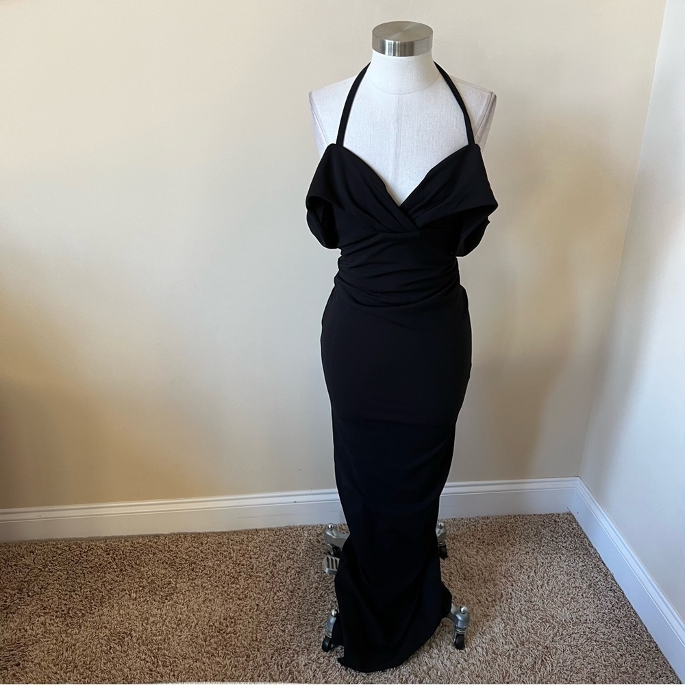 New! Nookie Athena Off Shoulder Midi Dress 13713 - Picture 4 of 12